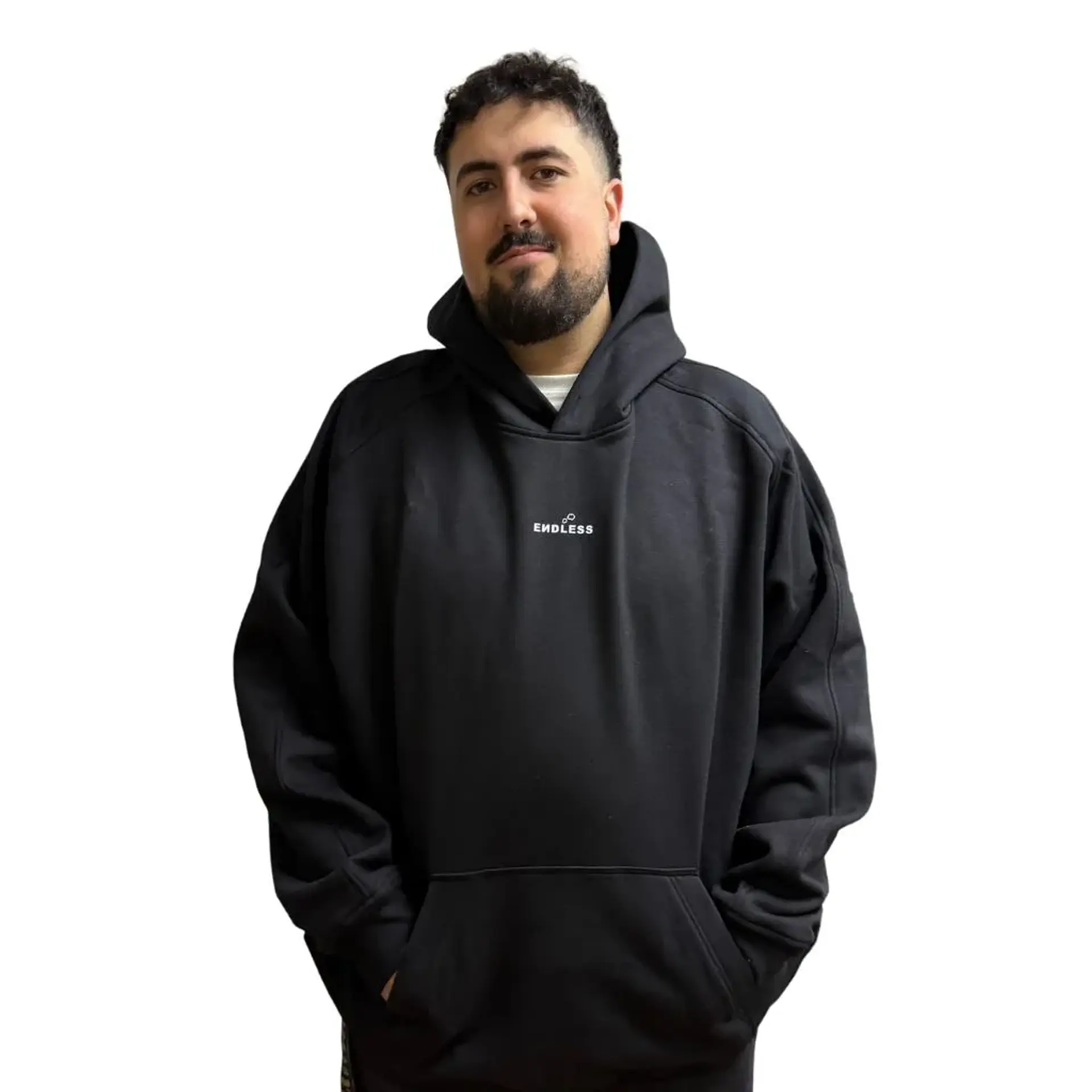 Polerón Hoodie Negro Alien En El Viaje - Fumetas x Endless 2