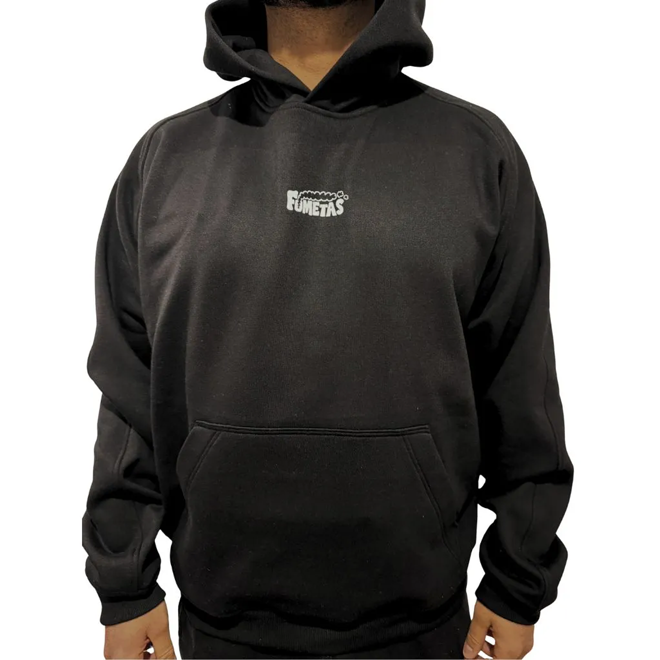 Polerón Hoodie Negro Cogollito Chill - Fumetas x Endless 2