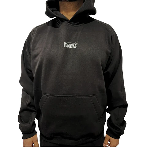 Polerón Hoodie Negro Cogollito Chill - Fumetas x Endless