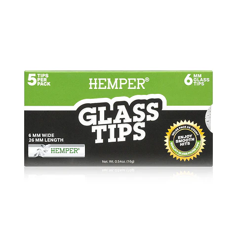 Hemper Boquillas de Vidrio 6mm