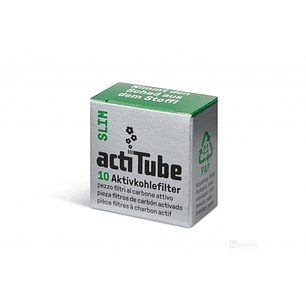 Actitube Boquillas carbón activado Slim 7mm - 10 Unidades