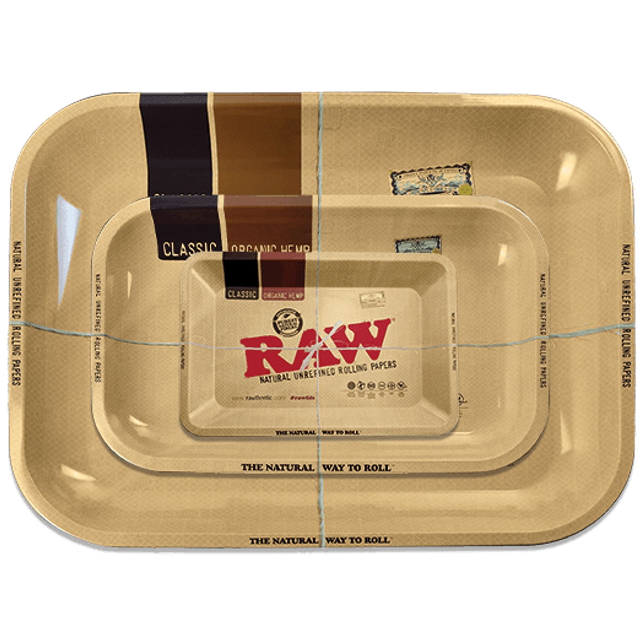 Bandeja RAW metálica Classic - Grande 2