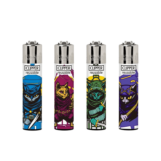 Encendedor Clipper Ninja Cats 1