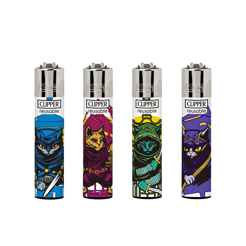 Encendedor Clipper Ninja Cats 1