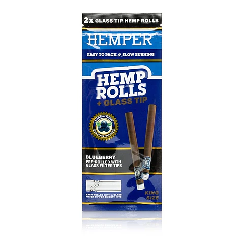 Hemper Hemp Rolls + Glass Tips King Size - Sabores