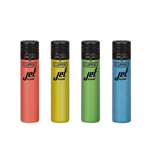 Encendedor Clipper Jet Crystal Fluo