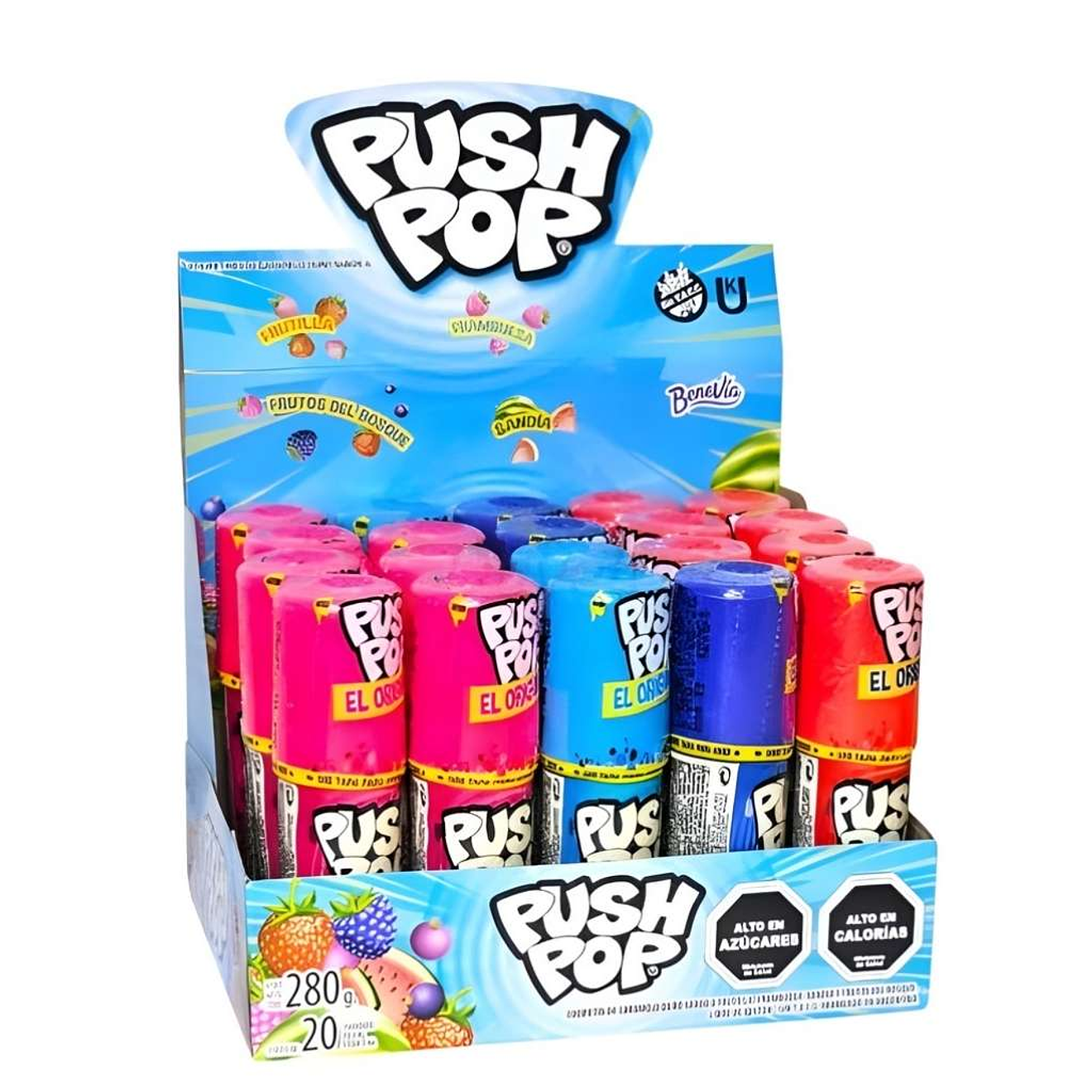 Caramelo Push Pop - Sabores 4