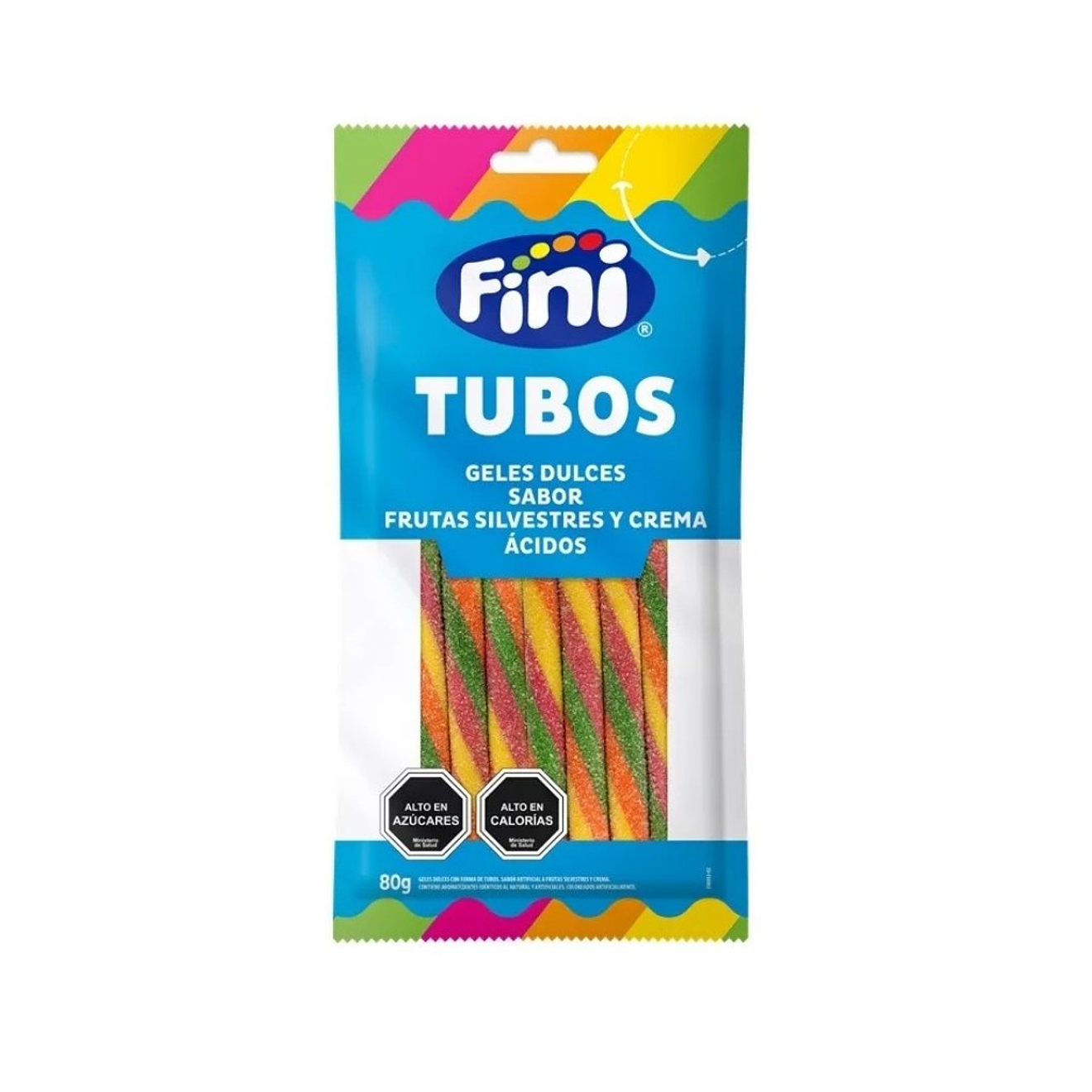 Gomitas Fini Tubo Sabores 80 g 2
