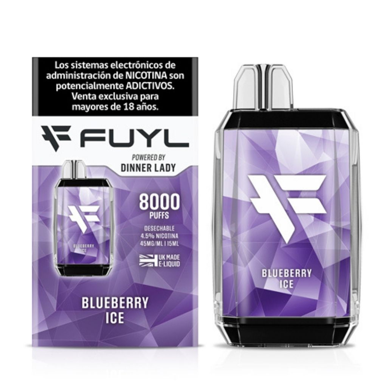 Dinner Lady Fuyl Vaporizador 4.5% 8000 Puffs 3