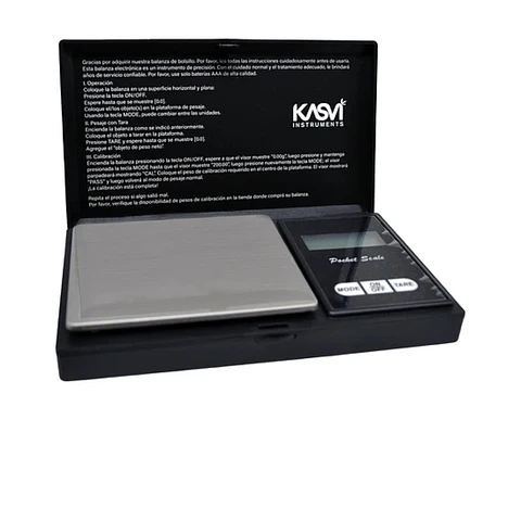 Kasvi Gramera Digital Mini Profesional 200g – Precisión 0,01g