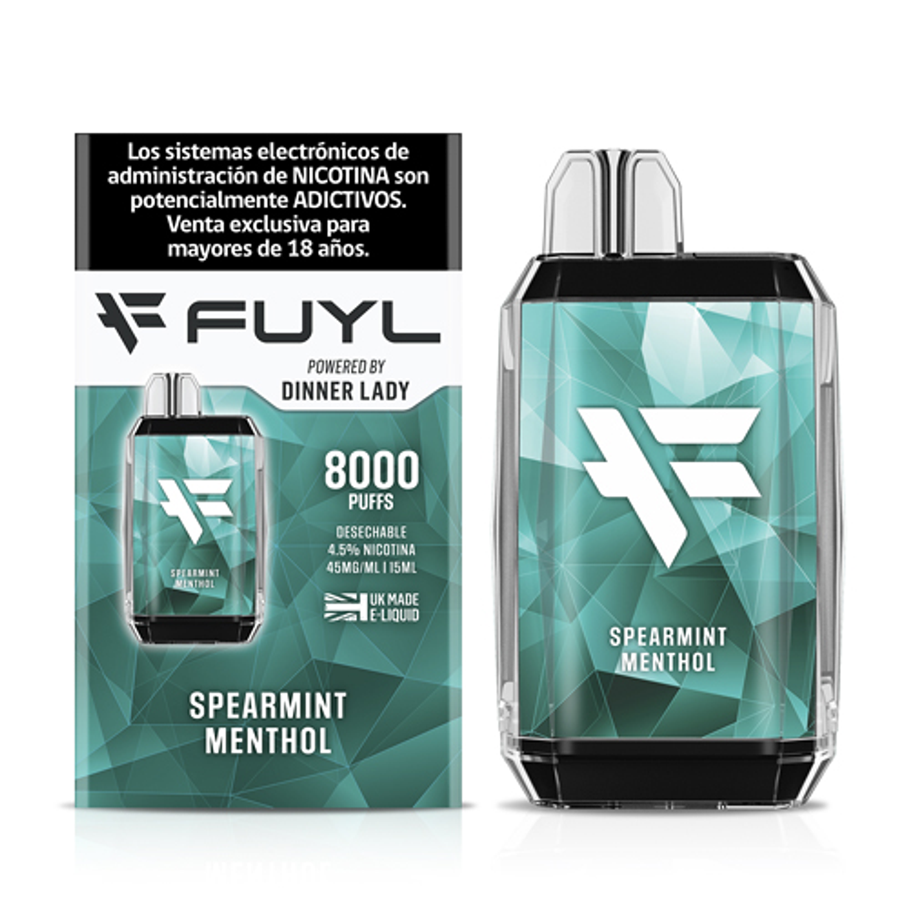 Dinner Lady Fuyl Vaporizador 4.5% 8000 Puffs 6