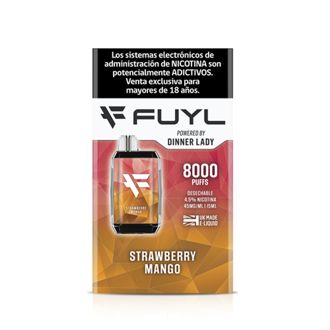 Dinner Lady Fuyl Vaporizador 4.5% 8000 Puffs 11