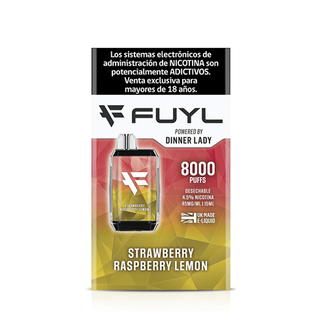 Dinner Lady Fuyl Vaporizador 4.5% 8000 Puffs 8