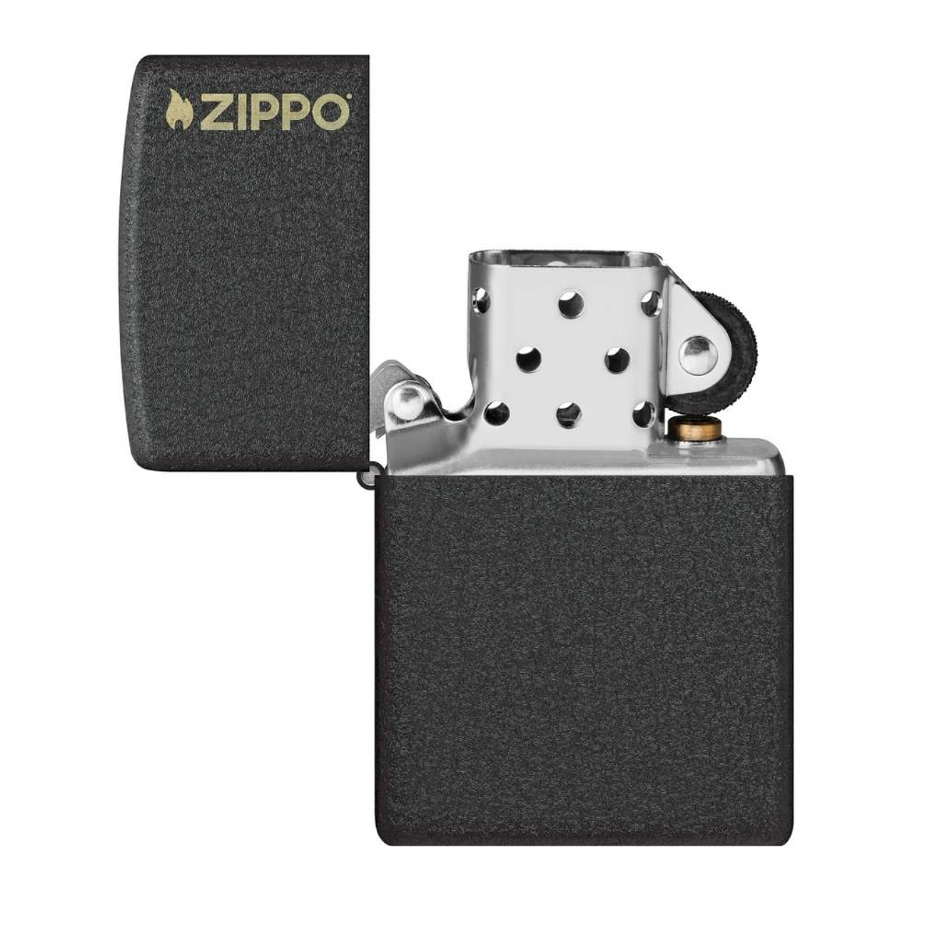 Encendedor Zippo Classic Black Crackle 2