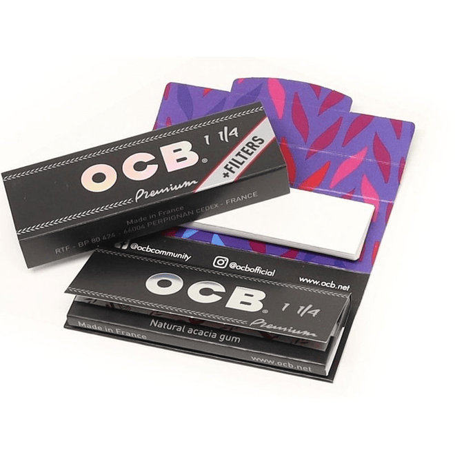 OCB Papelillos Premium 1 1/4 + Tips 3