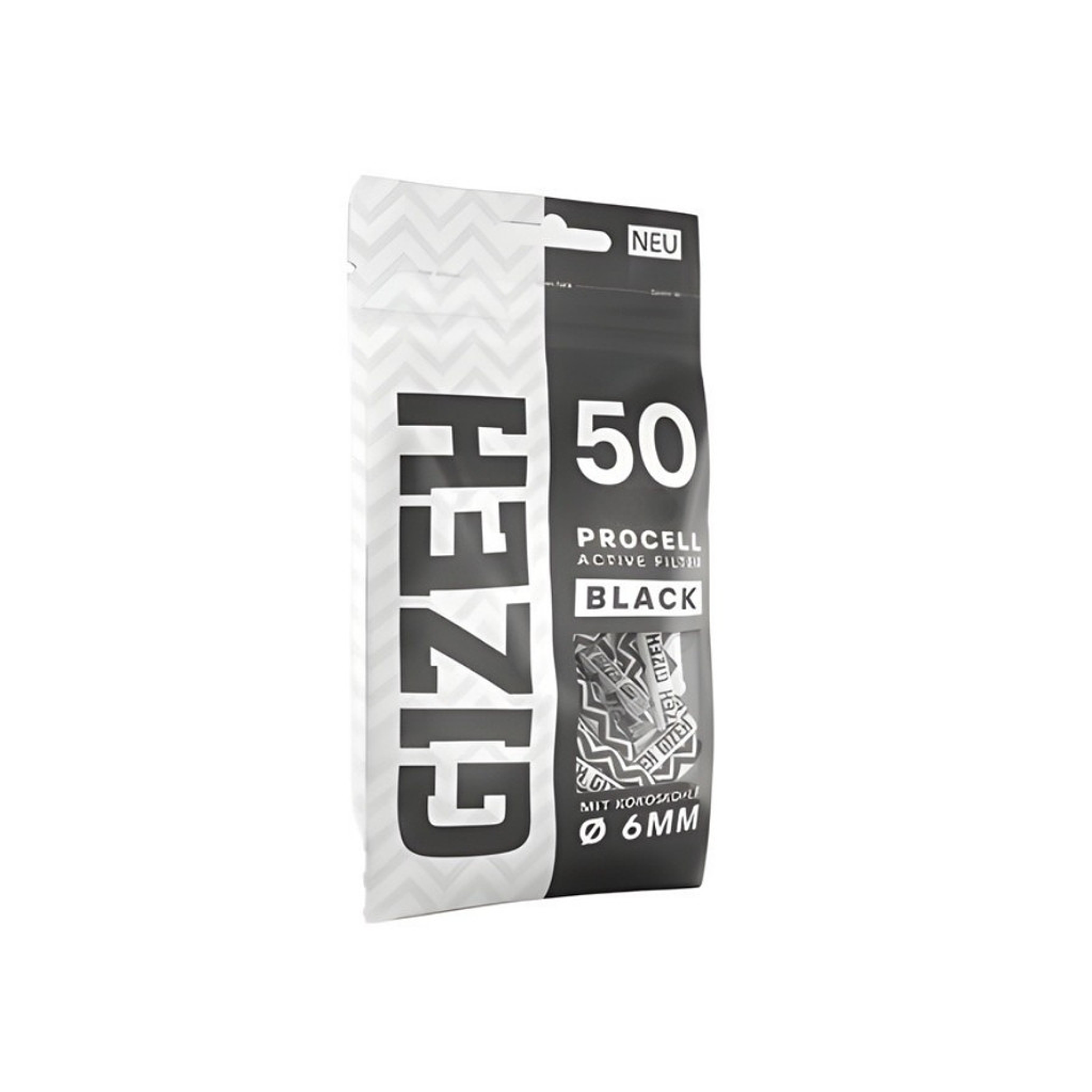 Filtros Gizeh Carbon Activado Procell Black 6 mm 3