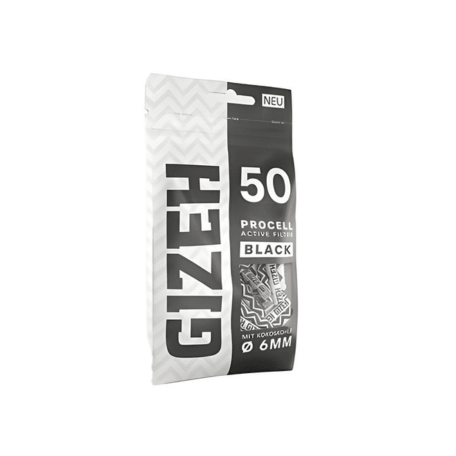 Filtros Gizeh Carbon Activado Procell Black 6 mm 3