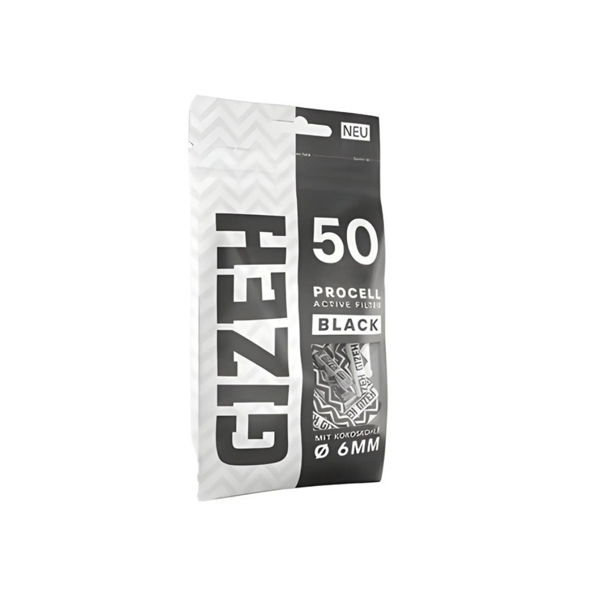 Boquillas Gizeh Carbon Activado Procell Black 6 mm 3