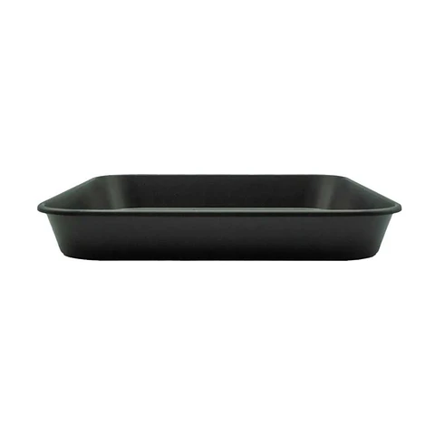 Plato Cuadrado Negro Para Macetas de 11 a 18 Litros