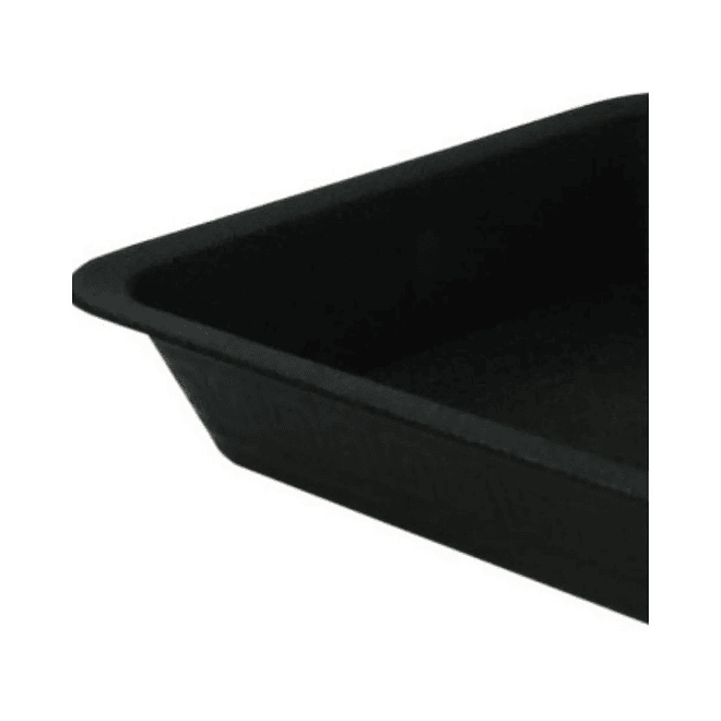 Plato Cuadrado Negro Para Macetas de 11 a 18 Litros 3