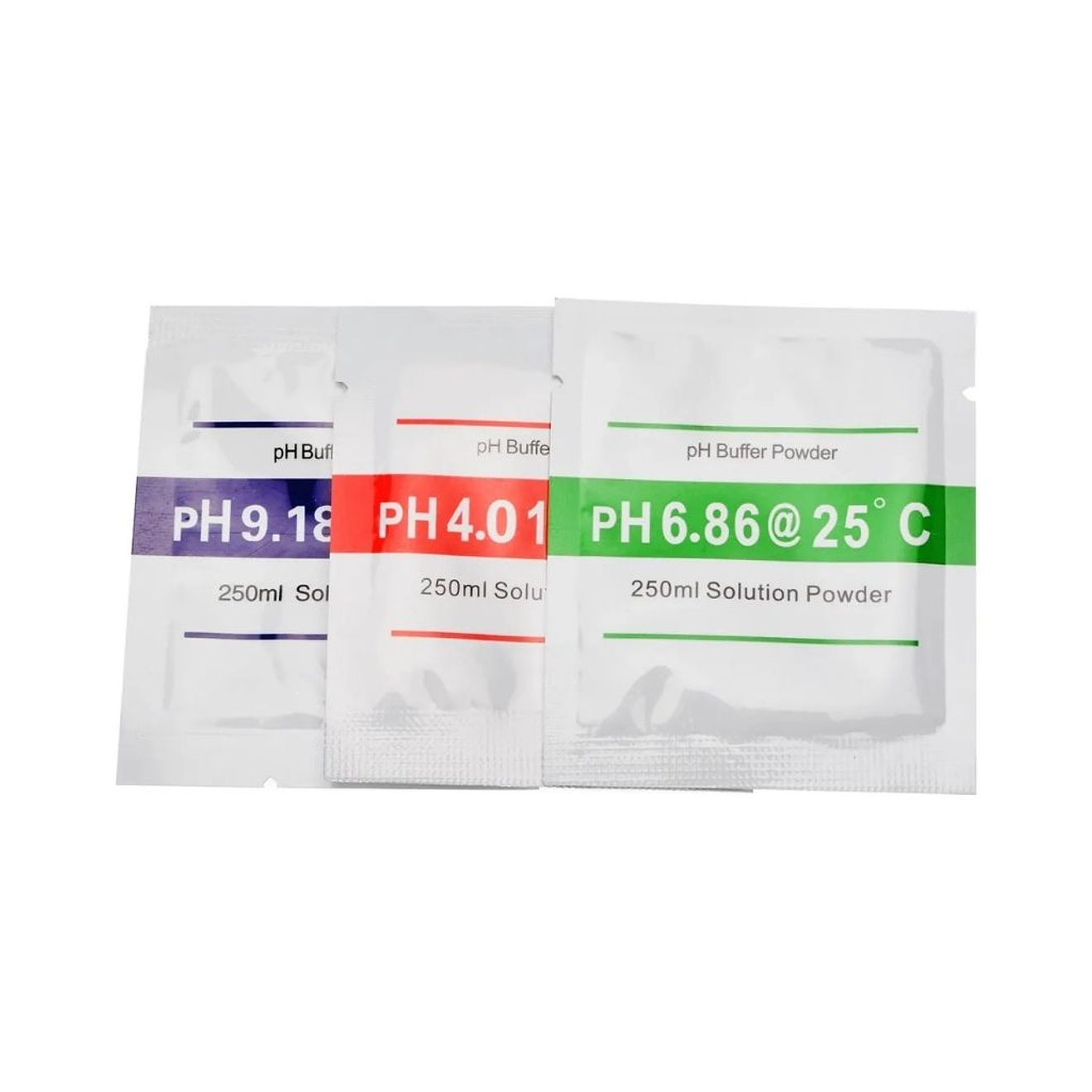 Kit Calibrador de PH ( PH4.01 / PH6.86 / PH 9.18 25°C) 5
