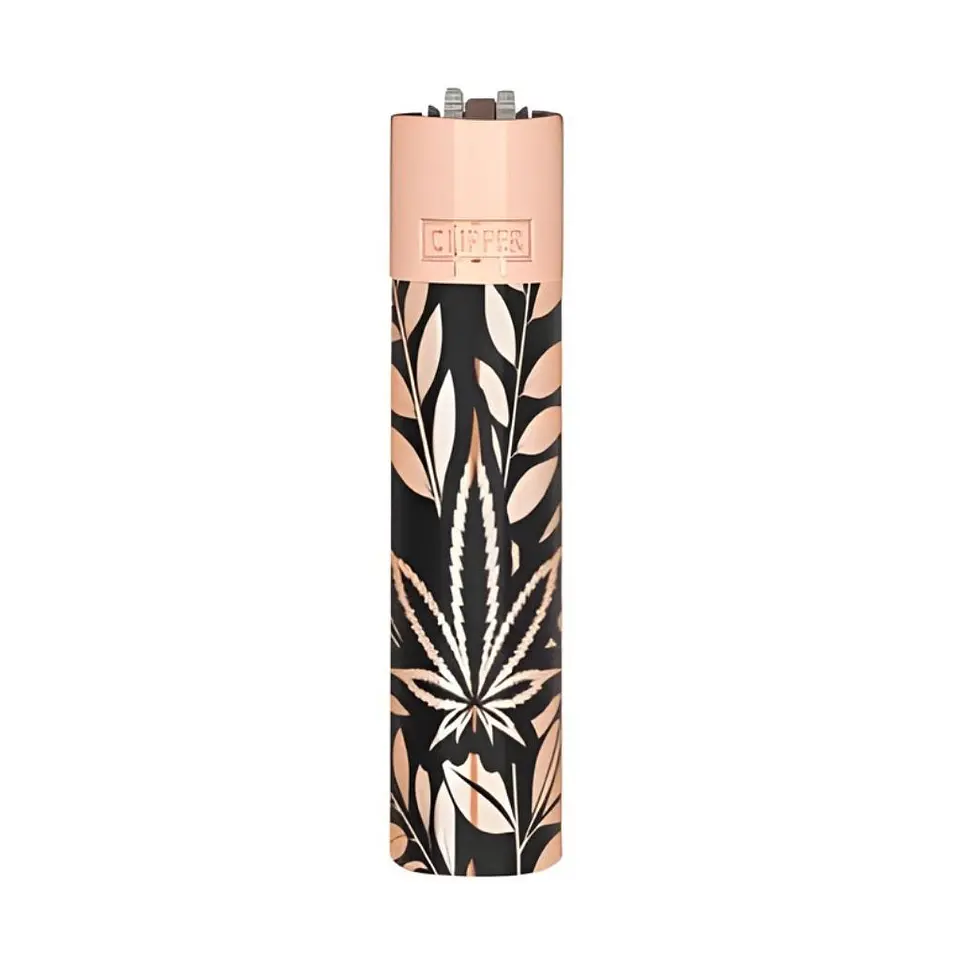 Encendedor Clipper Metálico Jungle Leaf 3