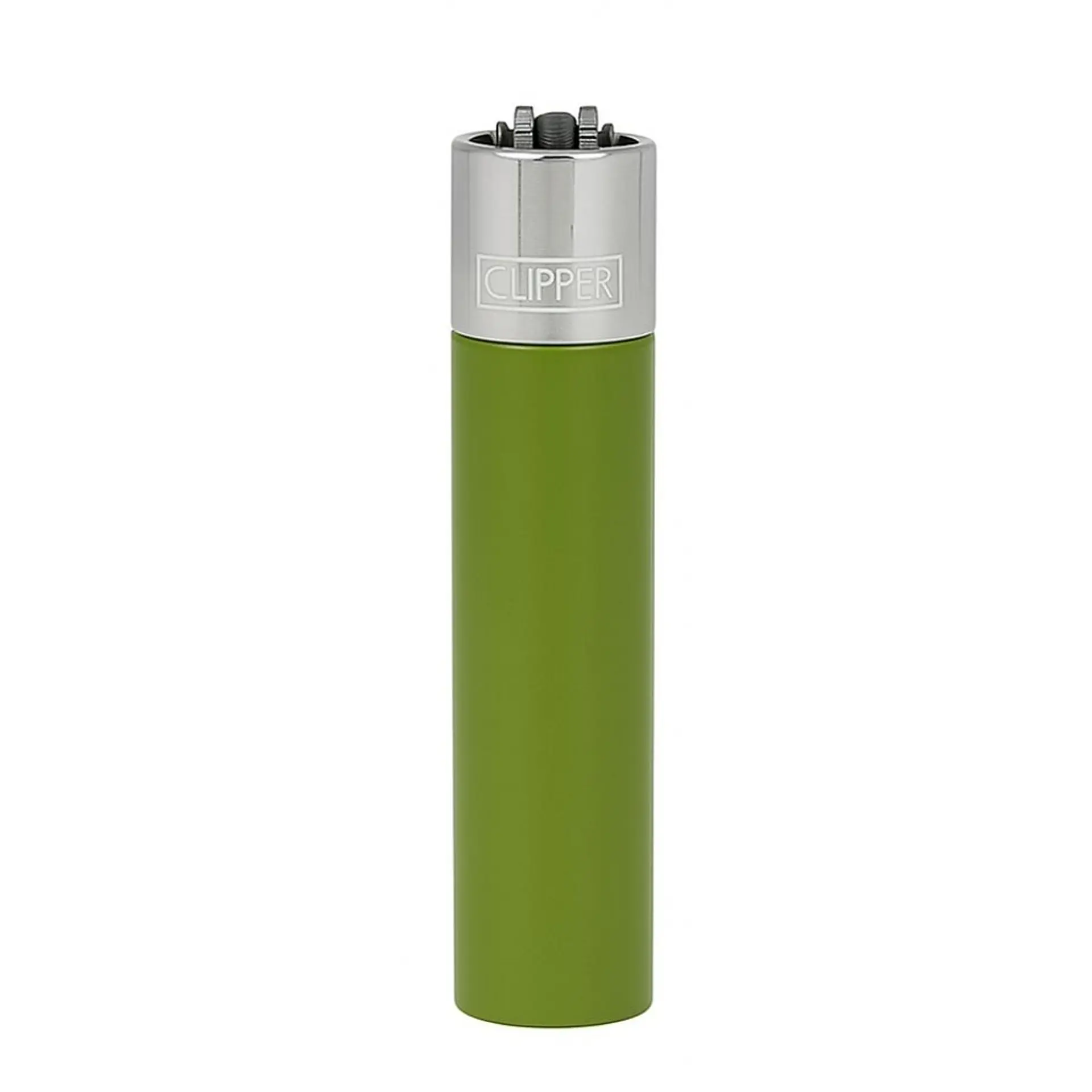 Encendedor Clipper Metálico Pistacho 3
