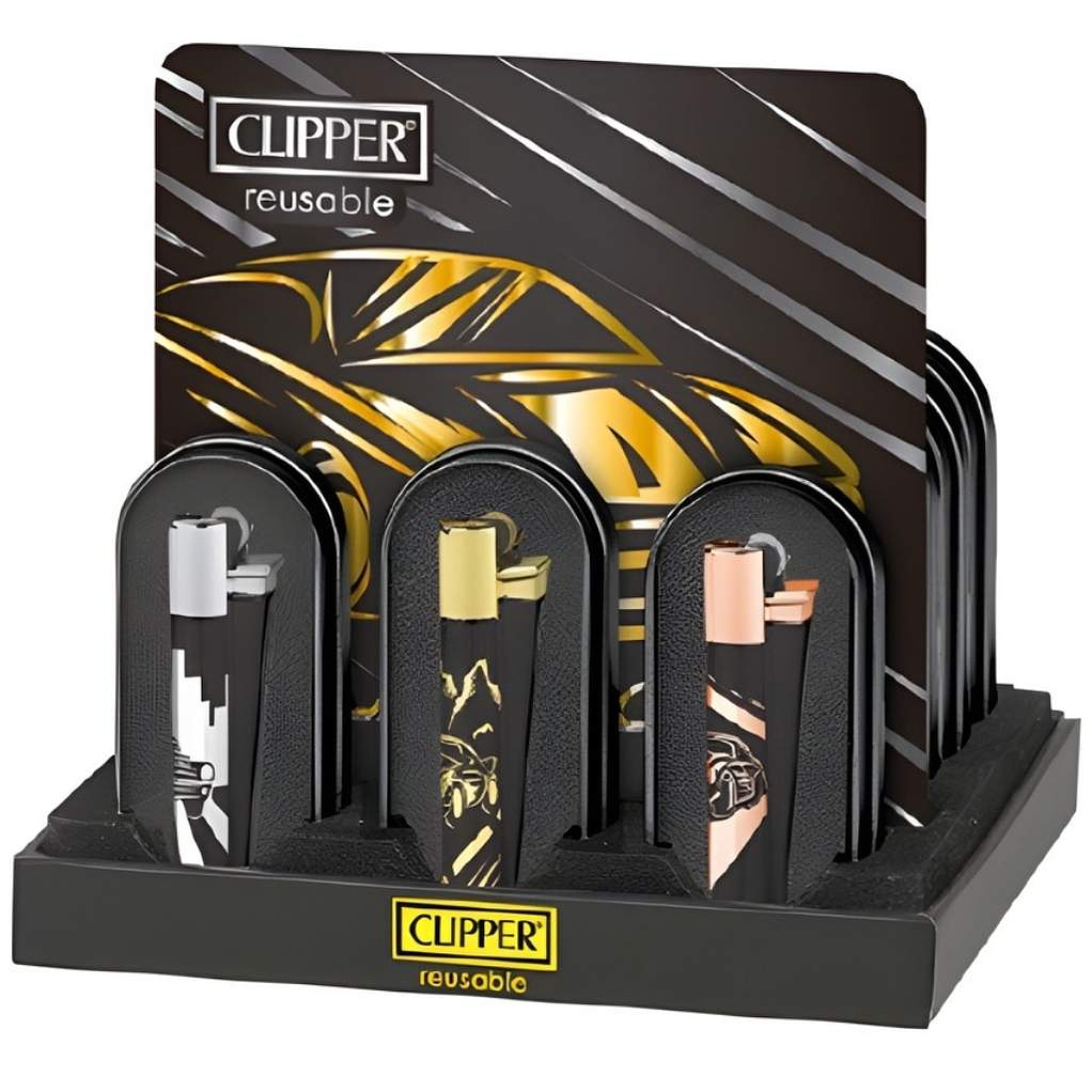 Encendedor Clipper Metálico Classic Cars 1