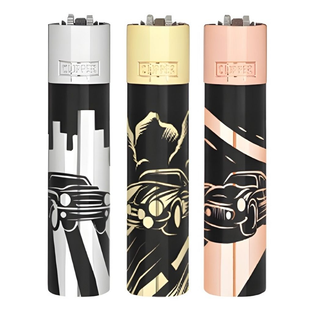 Encendedor Clipper Metálico Classic Cars 2