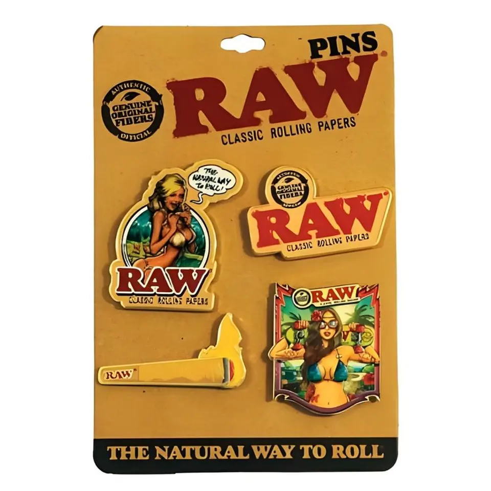 Raw Pack Pins Coleccionables 1