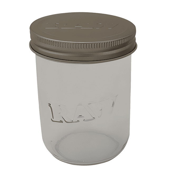 Raw Tarro Mason Jar de Vidrio 16oz 2