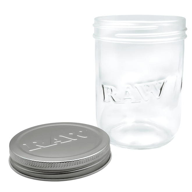 Raw Tarro Mason Jar de Vidrio 16oz 3