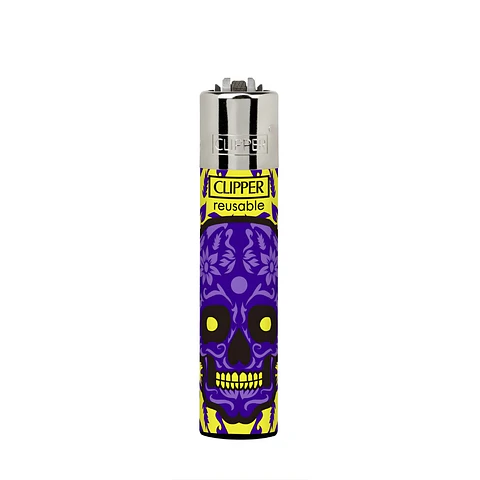 Encendedor Clipper Marked Skulls 1