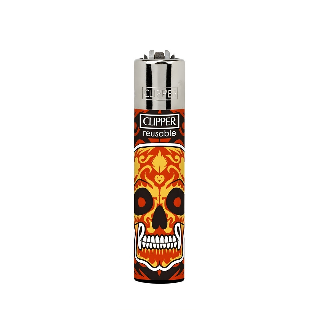 Encendedor Clipper Marked Skulls 1 3