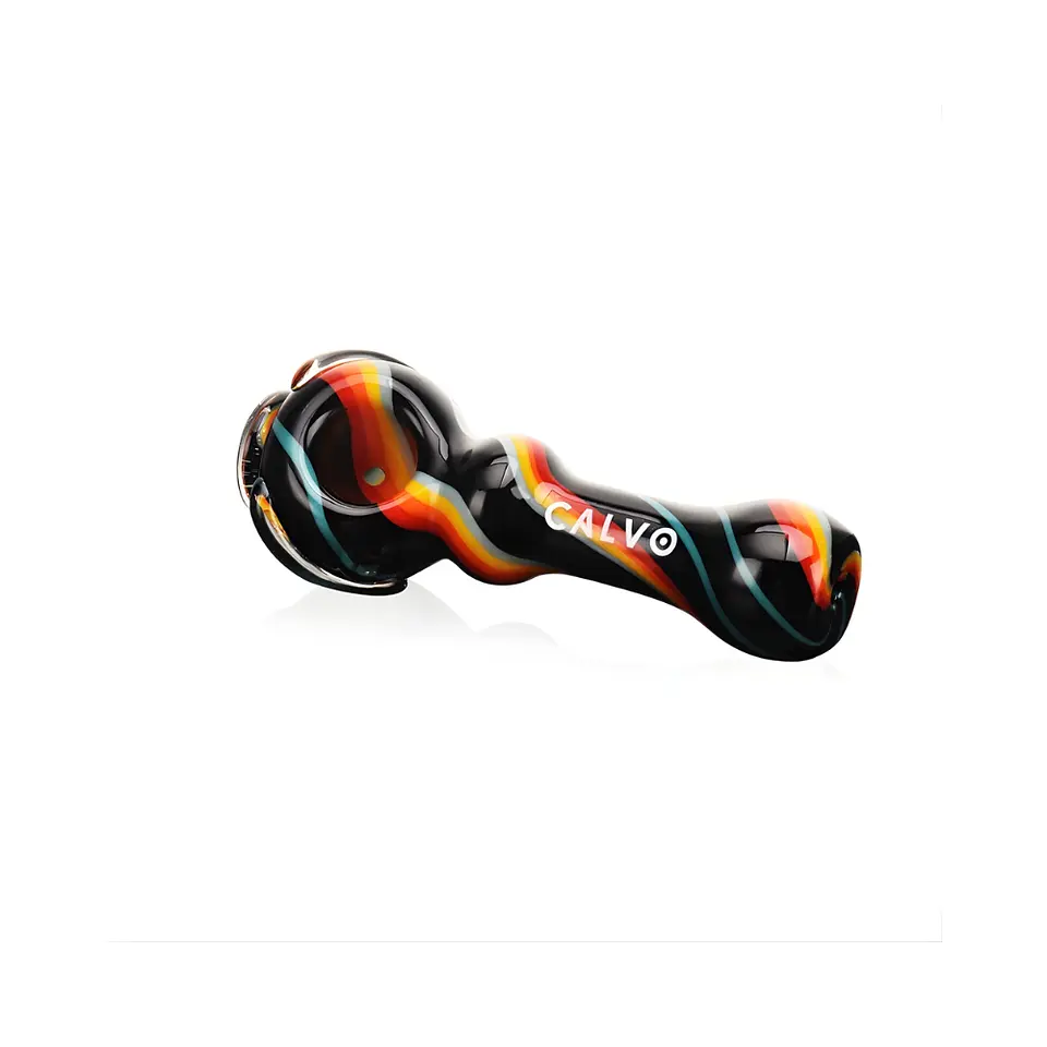 Calvo Glass Pipa Twist Spoon 11cm 2