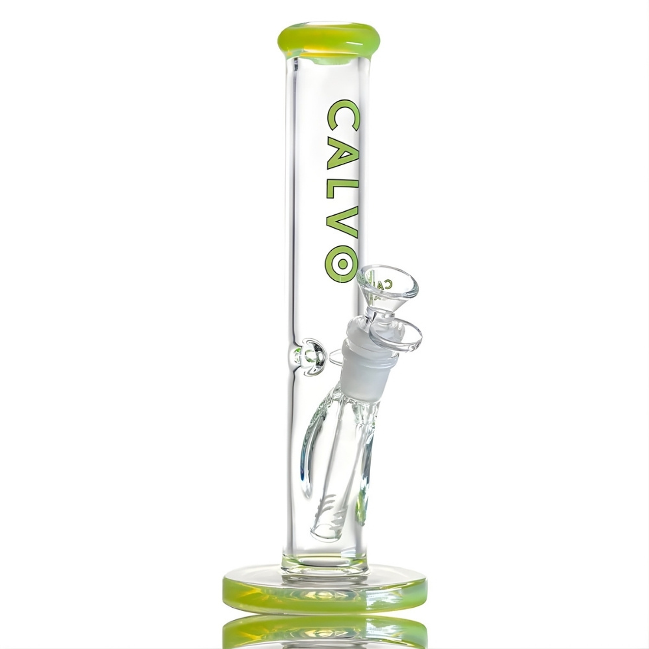 Calvo Glass Bong Straight Tube American 26cm 2