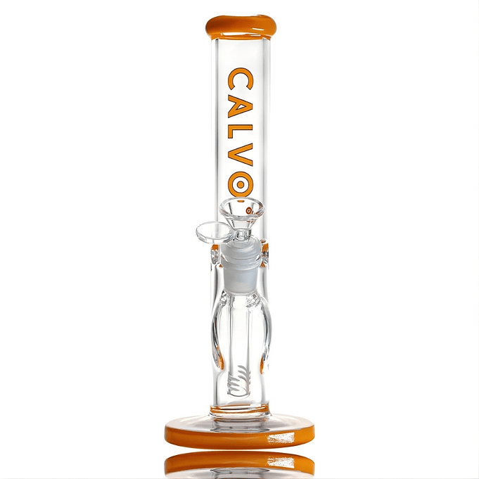 Calvo Glass Bong Straight Tube American 26cm 4
