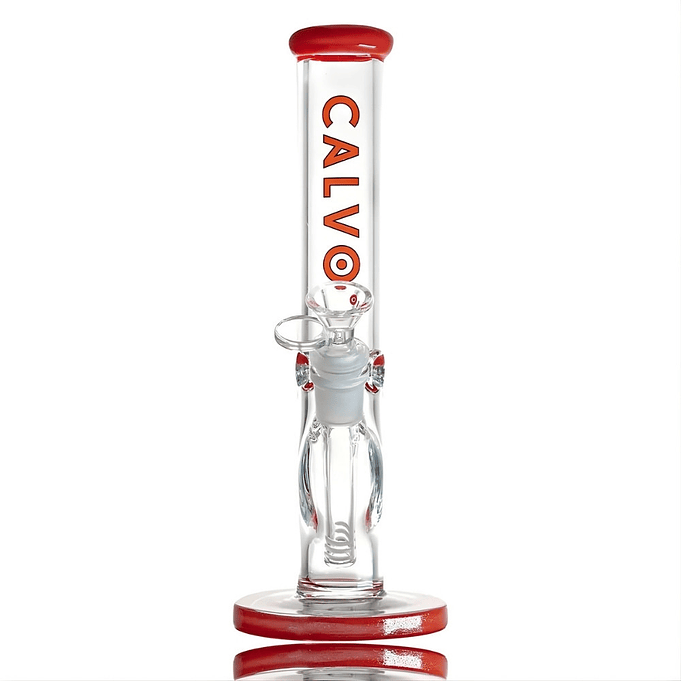Calvo Glass Bong Straight Tube American 26cm 7