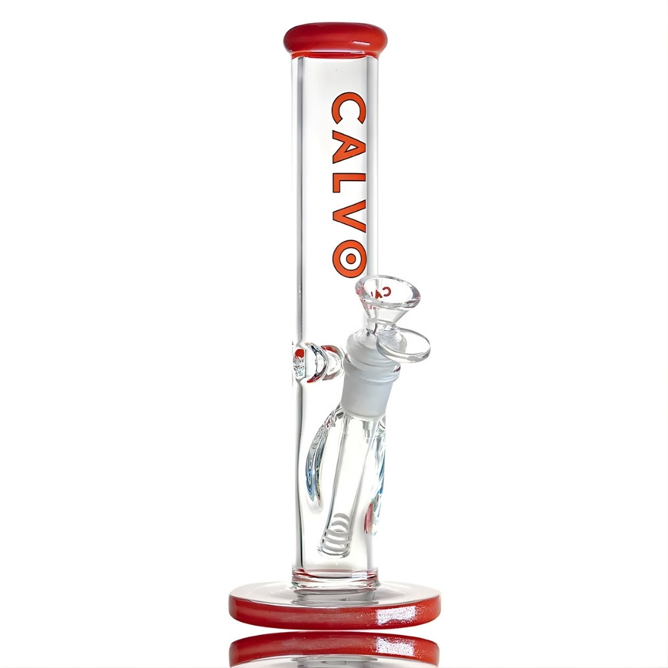 Calvo Glass Bong Straight Tube American 26cm 8