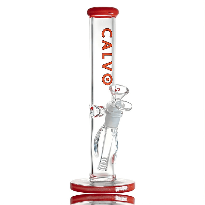 Calvo Glass Bong Straight Tube American 26cm 8