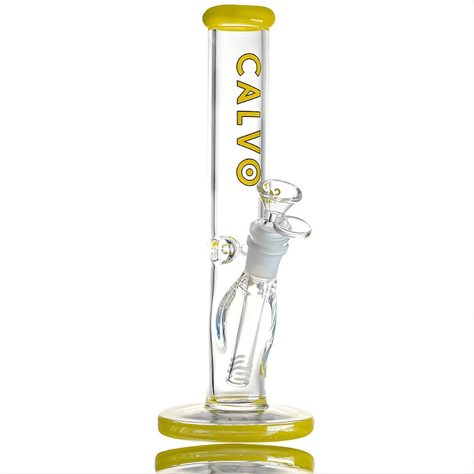 Calvo Glass Bong Straight Tube American 26cm 11