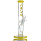 Calvo Glass Bong Straight Tube American 26cm - Miniatura 11