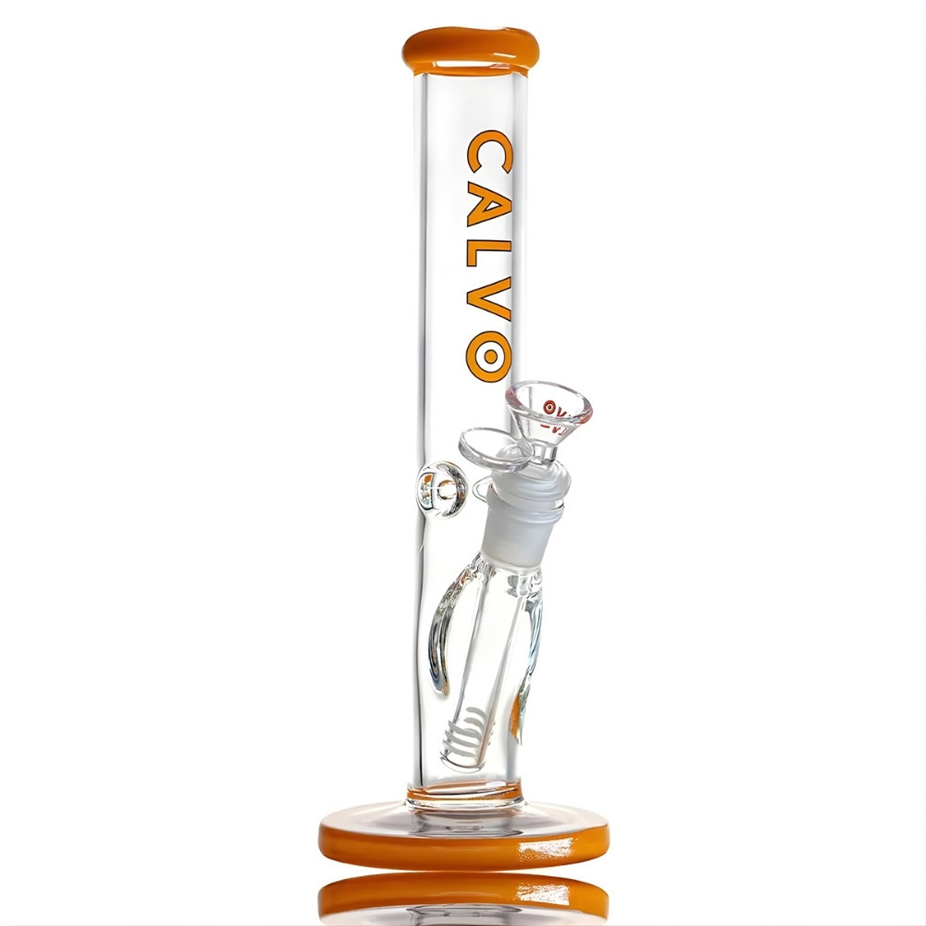 Calvo Glass Bong Straight Tube American 26cm 5