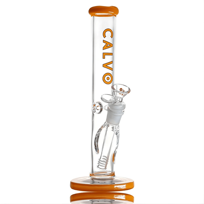 Calvo Glass Bong Straight Tube American 26cm 5