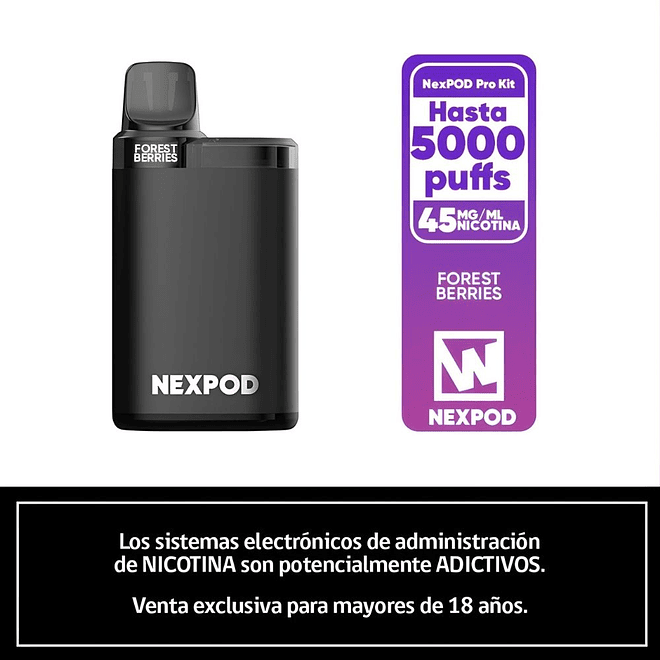 Wotofo NexPOD Kit Vaporizador 5000 Puffs 2