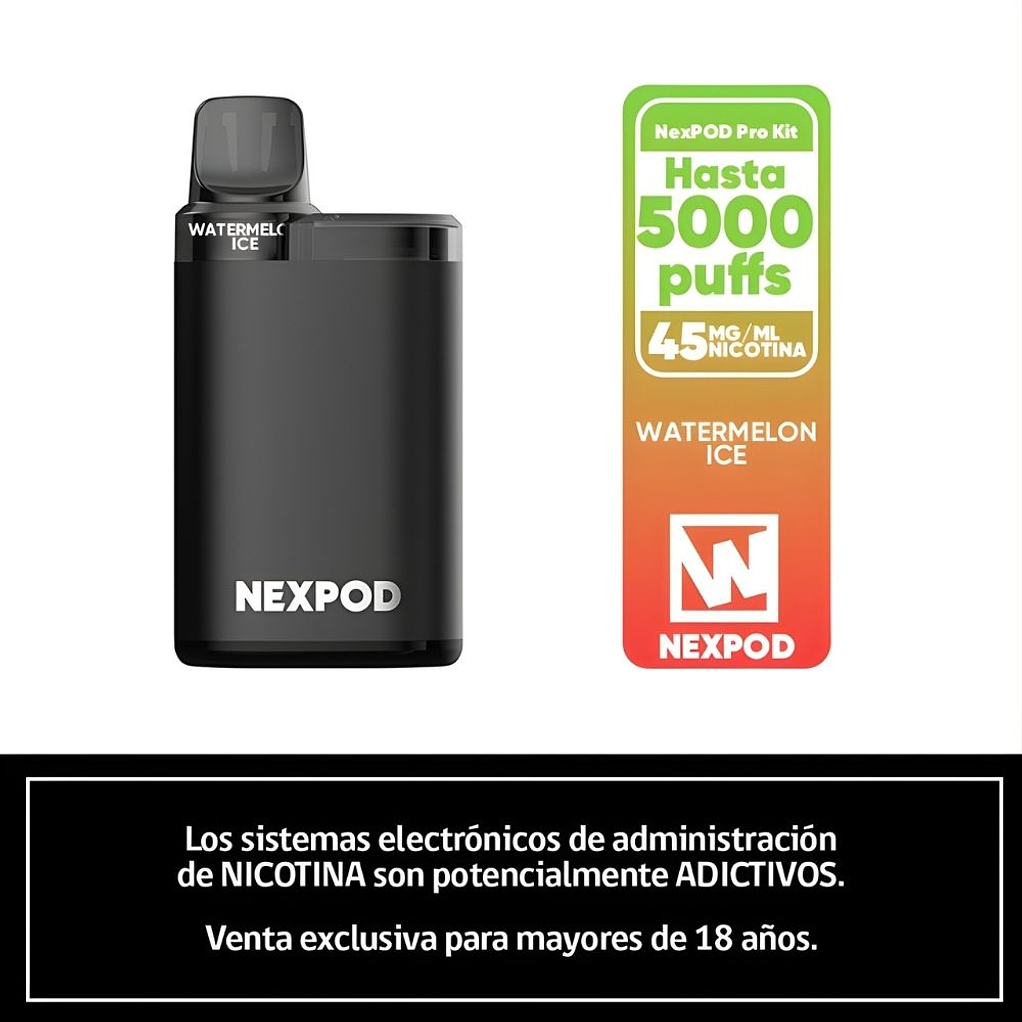 Wotofo NexPOD Kit Vaporizador 5000 Puffs 2