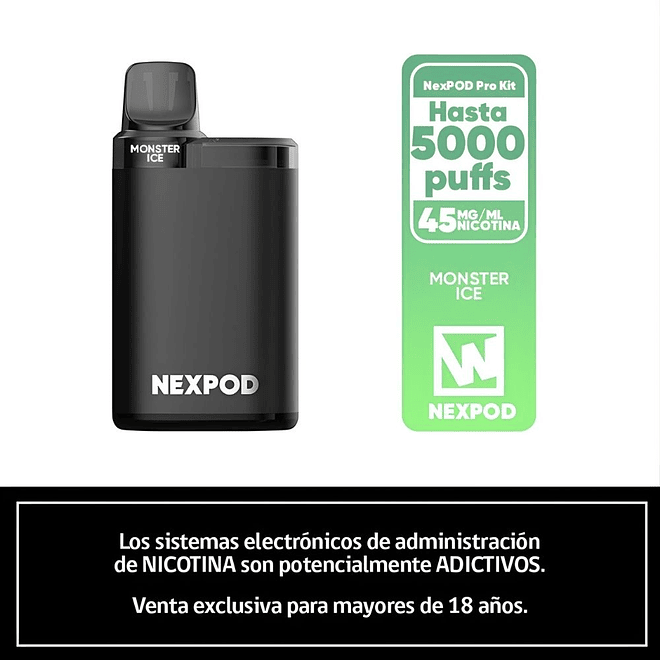 Wotofo NexPOD Kit Vaporizador 5000 Puffs 7