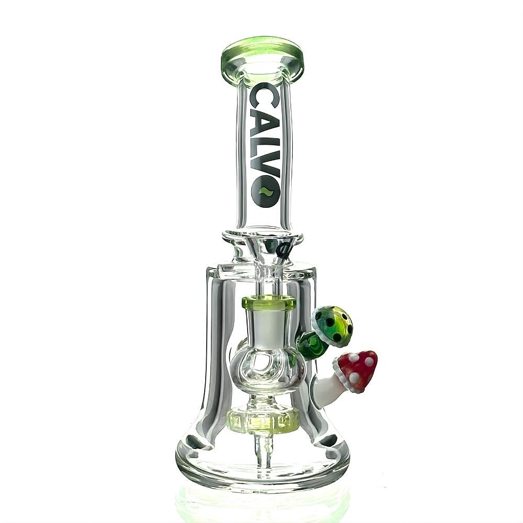  Calvo Bong Dual Mushroom 19cm 1