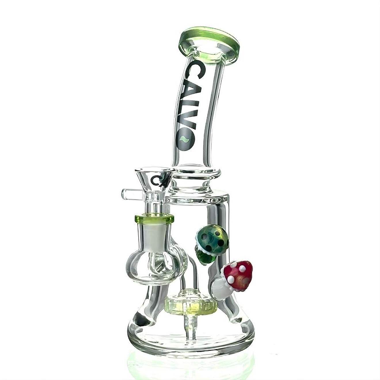  Calvo Bong Dual Mushroom 19cm 3