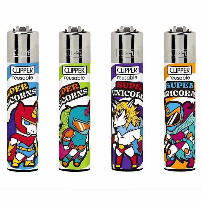 Encendedor Clipper Super Unicorns 1